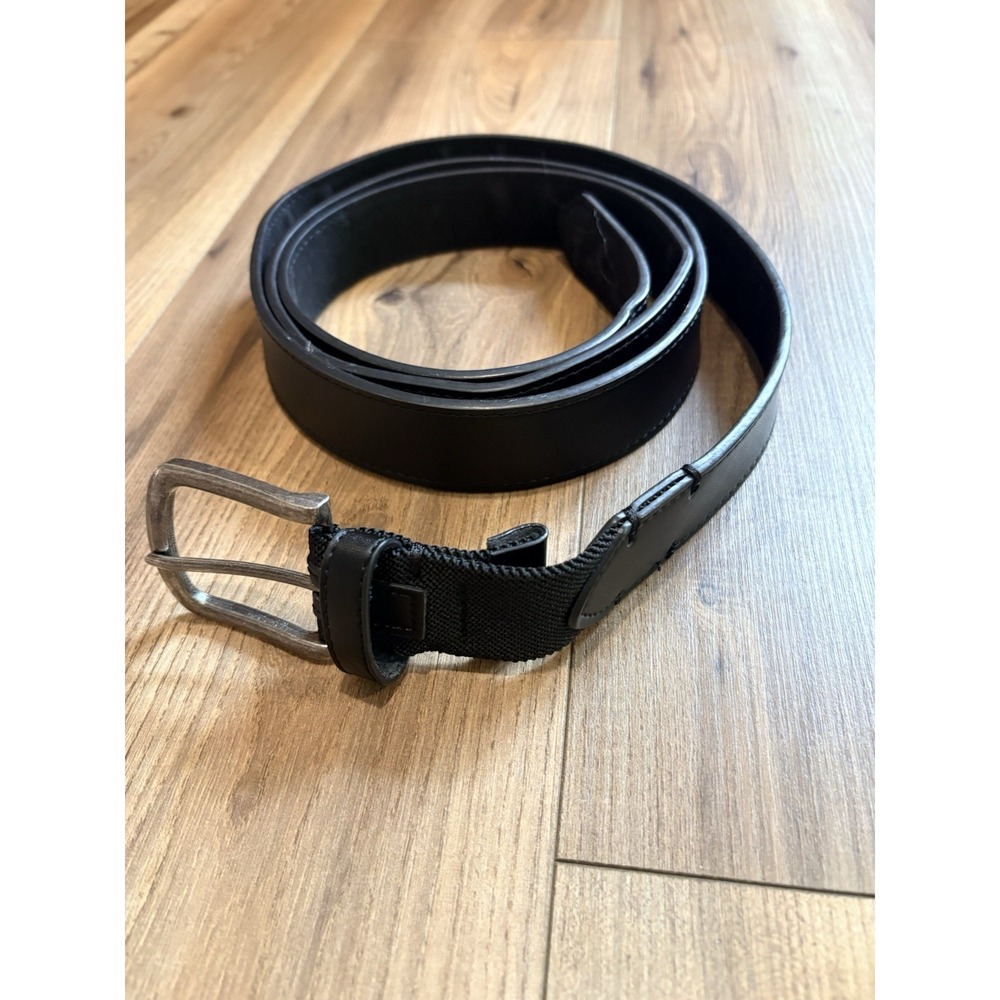 Boulder Creek Trading Co Leather Belt Black 66/68 Big Tall Men's XL